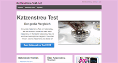 Desktop Screenshot of katzenstreu-test.net