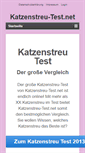 Mobile Screenshot of katzenstreu-test.net